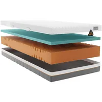 Gelschaummatratze Matratze GELTEX® Quantum Touch Next 220, Schlaraffia, 22 cm hoch, hochwertiger, langlebiger GELTEX® (RG 43) weiß 140 cm x 200 cm x 22 cm