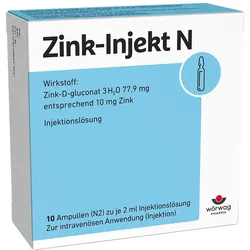 Zink-injekt N Injektionslösung 10X2 ml