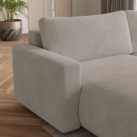 masseno Ecksofa TURIN Polyester 2-Sitzer Rosa