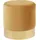 Beliani Pouf Sophia in Gelb/Gold - (W) 39 x (H) 40 x (L) 39 cm Wohnzimmer, Hocker, Poufs