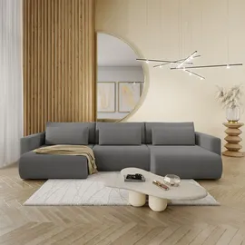 petits-meubles U-sofa 4-sitzig umbaubar Truhe Evy Grau