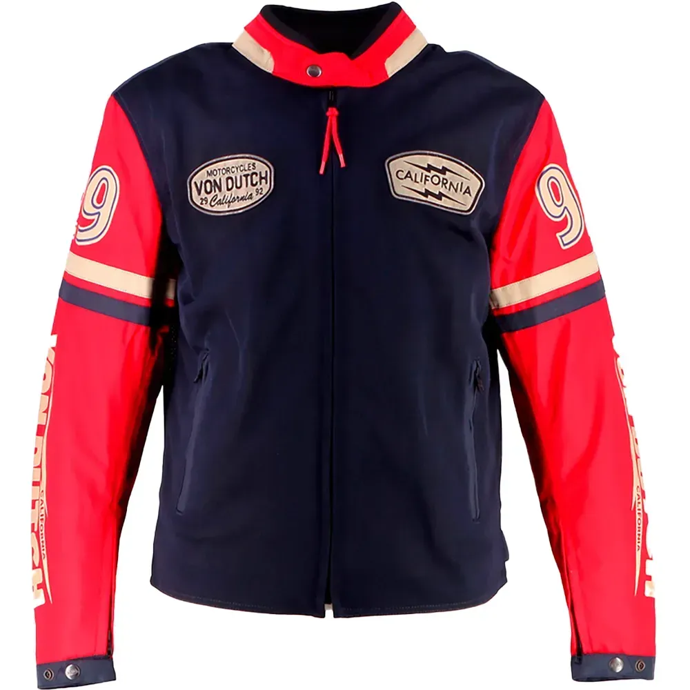 Von Dutch California Air Jacke - Blue / Red / Beige - XL