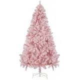 SALCAR Weihnachtsbaum Künstlich 180 cm Rosa, Künstlicher Tannenbaum mit Handschuhen und Metallständer, Weihnachtsbäume als Weihnachtsdeko Innen