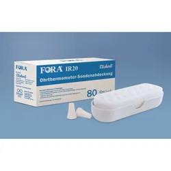FORA Hygiene Caps Schutzkappen für FORA IR20b Ohrthermometer  80 St