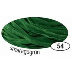 Bast Raffia matt smaragdgrün FOLIA 9054 50g  Naturbast