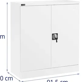 FROMM & STARCK Aktenschrank 91,5 cm x 102 cm x 40 cm weiß