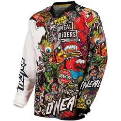 Oneal Mayhem-Lite Motocross Jersey Crank schwarz-multi - XL