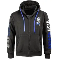 Broken Head Hoodie Original Blau