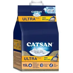 CATSAN Ultra Plus 15l Ergiebige Klumpstreu