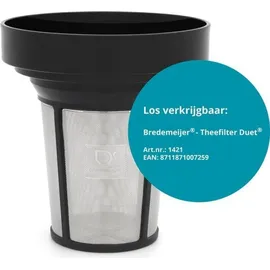 Bredemeijer Teekanne Saturn schwarz 1,2 l