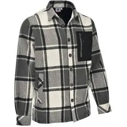 MAUL Herren Hemd Villingen Flanell Hemdjacke, dark grey, 54