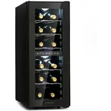 Klarstein Shiraz 12 Duo Weinkühlschrank 2 Zonen 42L/12 Flaschen 5-12 / 12-18 °C Touch