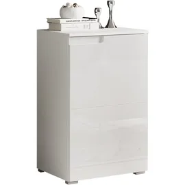 HBZ Spice 50 x 80 x 40 cm Hochglanz Weiß