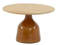 4 SEASONS OUTDOOR Loungetisch June Ø 60 cm Keramik Caramel