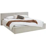 Meise Möbel Polsterbett Cube 180 x 200 cm Stoff beige