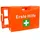 Lüllmann Erste-Hilfe-Koffer für Betriebe DIN 13157 Premium Verbandkasten + Wandhalter orange 620139
