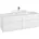 V B Waschtischunterschrank 160x60 3cm Abd Pl wh m glo wh Lac