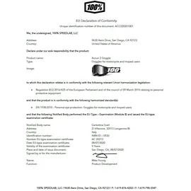 100% Accuri 2 Overlord, Linse silber verspiegelt