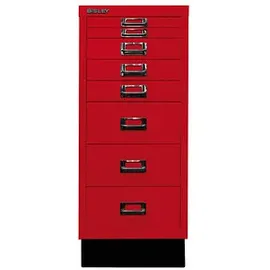 BISLEY MultiDrawer Schubladenschrank 27,9 x 67 x 38 cm rot