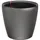 LECHUZA Classico LS 35 Komplettset Ø 35 x 33 cm anthrazit metallic