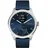 Withings ScanWatch 2 42 mm silber, Silikonarmband blau