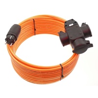 maxgo® SCHUKO PUR Verlängerung 3-Fach Kupplung 3G1,5 3x1,5 H07BQ-F IP44 50m Elektro-Kabel, (5000 cm), 3x1.5mm2