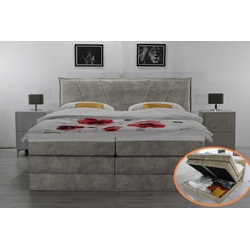 Kassel Boxspringbett 200x200 mit Bettkasten