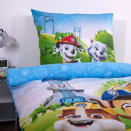 Paw Patrol Renforcé Mehrfarbig 135 x 200 cm + 2 x 80 x 80 cm