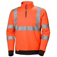 HELLY HANSEN HiVis Pullover ADDVIS HALF ZIP SWEATERSHIRT 79096