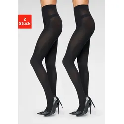 Feinstrumpfhose VIVANCE, Damen, Gr. M (36/38), schwarz, Obermaterial: 67% Modal, 31% Polyamid, 2% Elasthan (LYCRA), uni, elastisch, Strumpfhosen, Wasser- und schmutzabweisend