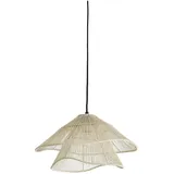 Light & Living Alameda 1-flg. 36 cm grau Metall