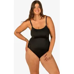 Badeanzug Cloe Träger in X- oder U-Form Damen schwarz 2XL