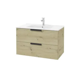 Möbel Kraft Waschtischunterschrank 80 x 50 cm Mehrfarbig