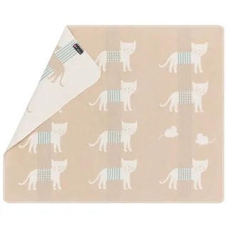 David Fussenegger Kinderdecke Juwel 'Katzen' 70 x 90 cm Natur