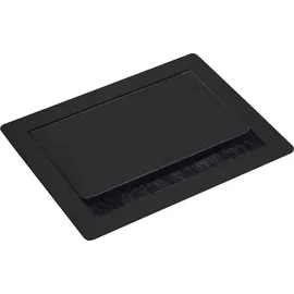 EVOline Flip Top Push M 4xSchuko schwarz