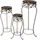 DanDiBo Ambiente Blumenhocker 52 x 65 x 78 cm Schwarz