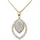 FIRETTI Kettenanhänger Schmuck Geschenk Gold 585 Weiß