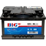 Autobatterie 12V 72Ah Pluspol links BIG Starterbatterie ersetzt 70Ah