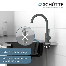 Schütte Cornwall Einhebelmischer Anthrazit