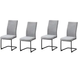 Hti-Living Esszimmerstuhl LennyP Polyester grau 4er Set