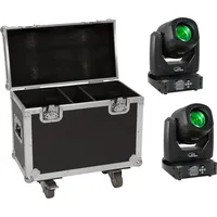 Eurolite Set 2x LED TMH-B90 + Case mit Rollen