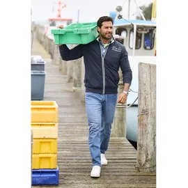 Jan Vanderstorm JAVALD Sweatjacke Herren Dunkelblau L