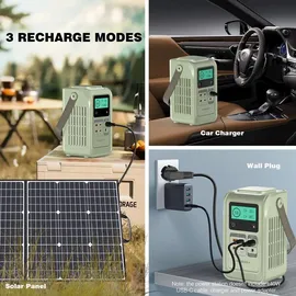 SWAREY S200 DC Powerstation 0,19 kWh mit 100W Solarpanel