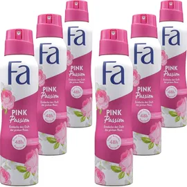 Fa Pink Passion Deodorant Spray 6 x 150 ml