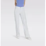 MAC Dream Wide Leg Jeans in Weiß-D34 / L32