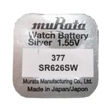MURATA SR626SW Knopfzelle 377 Silberoxid Batterie 1,55V für Armbanduhren