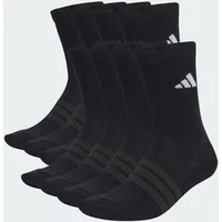 adidas Essentials Crew Socken 10er Pack Schwarz/Weiß 40-42