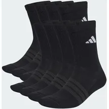 adidas Essentials Crew Socken 10er Pack Schwarz/Weiß 40-42
