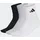 adidas Thin&Light Sportswear Ankle Socken 3er Pack Grau/Weiß/Schwarz 37-39
