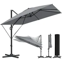 Kesser KESSER® Sonnenschirm Ampelschirm SUN XL 300 x 300